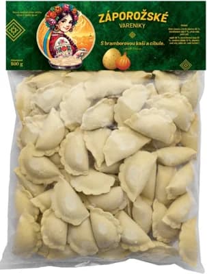 Dobrotík Zaporožské vareniky s bramborovou kaši a cibule