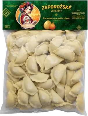 Dobrotík Zaporožské vareniky s bramborovou kaši a cibule