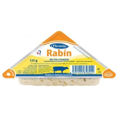 Rabín s česnekem - bílý sýr s česnekem