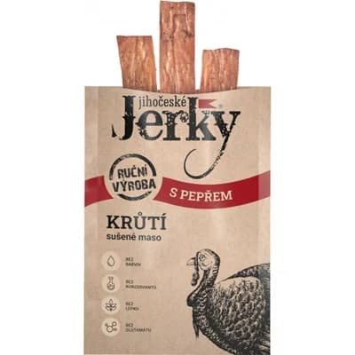 Jihočeské Jerky KRŮTÍ - s pepřem
