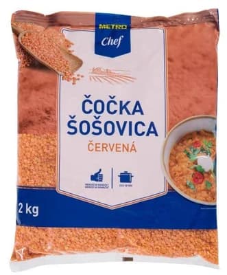 Metro Chef Čočka červená