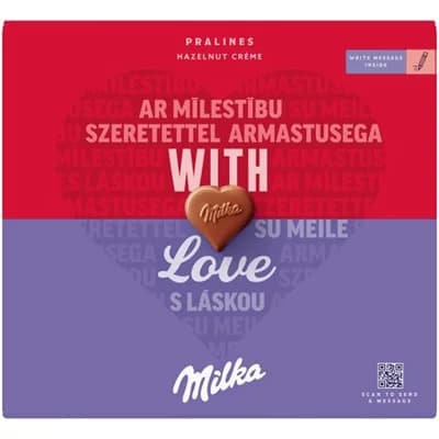 Milka I love Milka Hazelnut pralinky