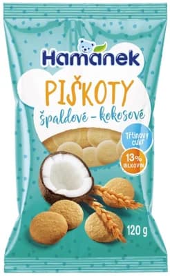Hamánek Špaldové piškoty s kokosem