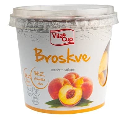 VitaCup Broskve mrazem sušené