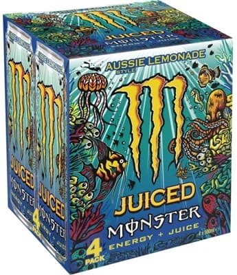 Monster Energy Juiced Aussie Style Lemonade multipack 4x500ml