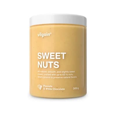 Vilgain Sweet Nuts – Arašídy s bílou čokoládou
