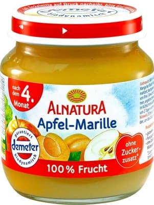 ALNATURA BIO Dětská výživa Jablko a meruňka