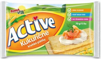 Bonavita Active Křehké plátky kukuřičné