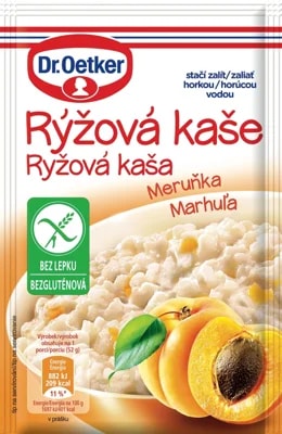 Dr.Oetker Rýžová kaše meruňka bez lepku