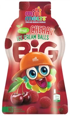 Mini Melts Kuličková zmrzlina s příchutí višně