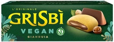 Vicenzi Grisbi Cream Gianduia vegan sušenky s oříškovým krémem