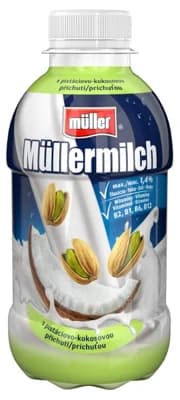 Müllermilch Mléčný nápoj s příchutí pistácie a kokosu