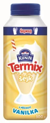 Mlékárna Kunín Termix šejk s příchutí vanilka