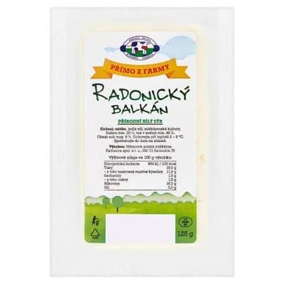 Přímo z farmy Radonický balkán