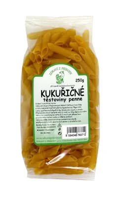 Zdraví z přírody Kukuřičné těstoviny penne