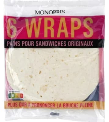Monoprix Sendvičové Wrapy