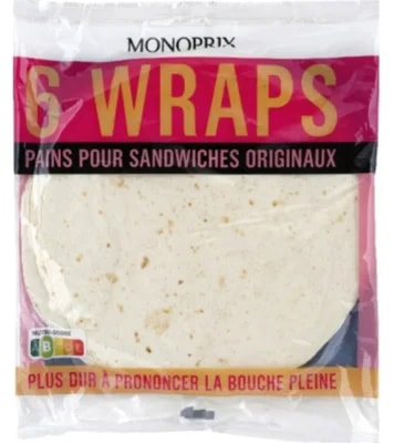 Monoprix Sendvičové Wrapy