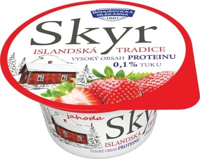 Bohušovická mlékárna Skyr 0,1 % jahoda
