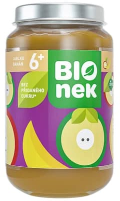 BIOnek BIO Ovocný příkrm jablko a banán