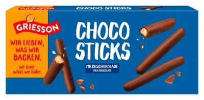 Griesson Čokoládové tyčinky s mléčnou čokoládou