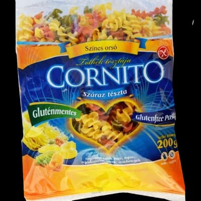 Cornito Bezlepkové těstoviny barevné spirály