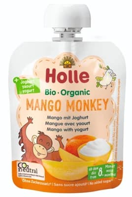 Holle BIO Kapsička ovoce s jogurtem Mango Monkey