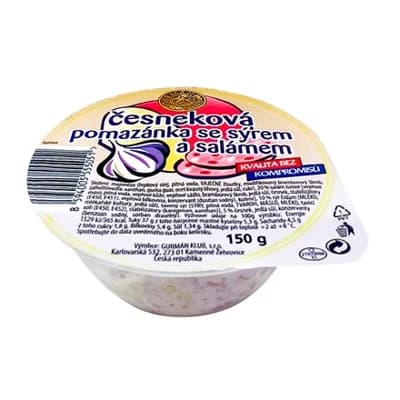 Pomazánka Česneková sýr/ salám chlaz. 150 g