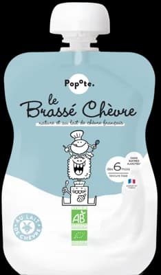 Popote BIO Mléčná kapsička z kozího mléka