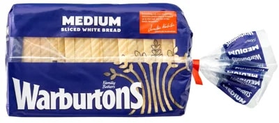 Warburtons Toustový chléb střední