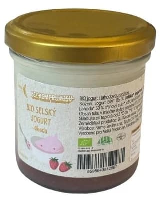 Rohlik.cz BIO Selský jogurt jahoda