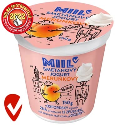 Miil Smetanový jogurt meruňkový