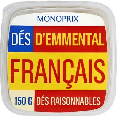 Monoprix Emmental kostky