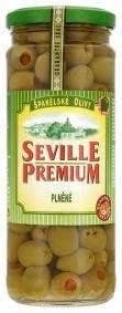 Seville Premium Olivy zelené s papričkou