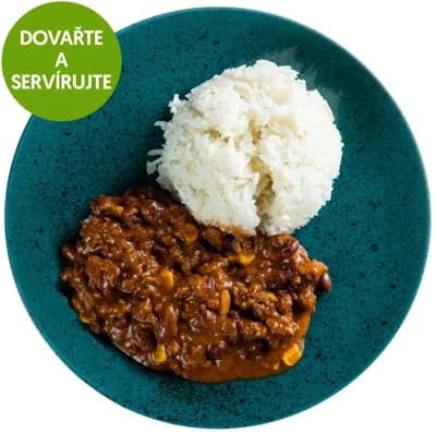 Chilli con carne, jasmínová rýže od Petra Bureše