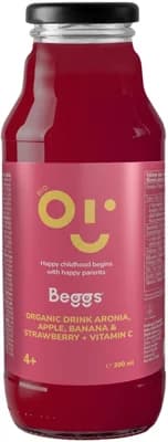Beggs BIO Nápoj pro děti aronie, jablko, banán & jahoda
