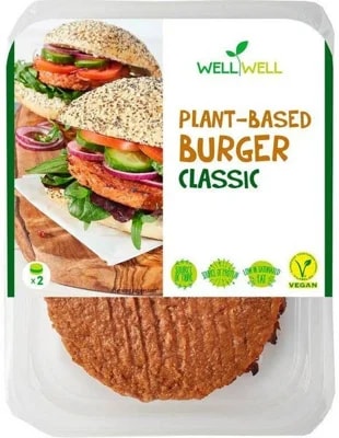 Well Well Rostlinný burger klasický