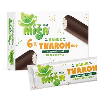 Míša Tvarohový nanuk multipack, 6x45ml