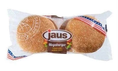 Jaus Mega burger se sezamem 4x75g