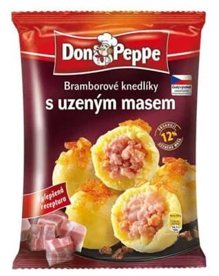 Don Peppe Bramborové knedlíky s uzeným masem