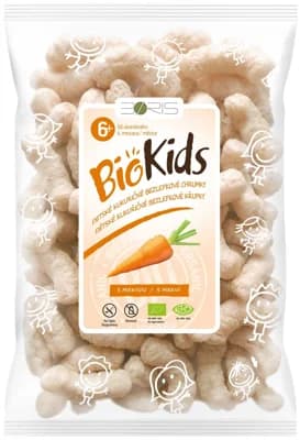 BioKids BIO Bezlepkové křupky mrkev