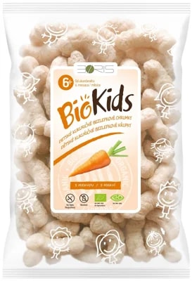 BioKids BIO Bezlepkové křupky mrkev