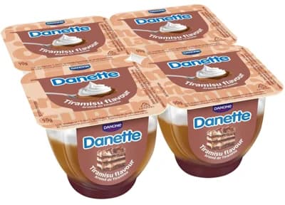 Danette Dezert s příchutí tiramisu  (4×90 g)