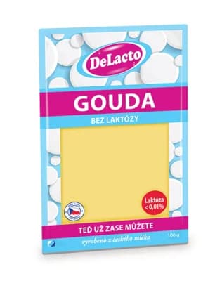 Delacto Gouda plátky bez laktózy