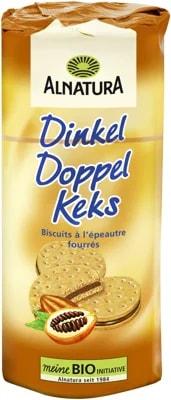 Alnatura BIO Mini špaldové sušenky s čokoládovou náplní