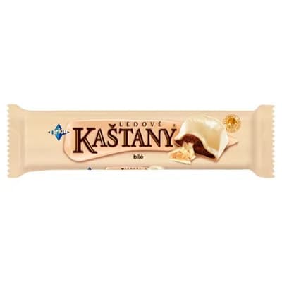 Orion Ledové kaštany Tyčinka v bílé čokoládě s náplní 48 x