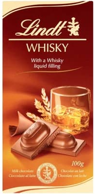 Lindt Mléčná čokoláda s whisky