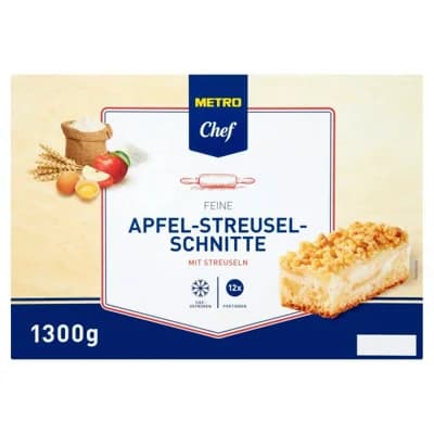 Metro Chef Řezy jablečné s drobenkou