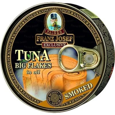 FRANZ JOSEF KAISER Tuňák kousky v oleji s uzenou příchutí 6 x
