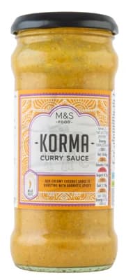 Marks & Spencer Mírně pálivá krémová kari omáčka