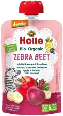 Holle BIO Kapsička jablko, banán a červená řepa